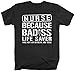 Shirts By Sarah Men's Unisex Nurse Bad*ss Lifesaver Funny T-shirt