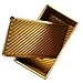 MyLifeUNIT Nonstick Loaf Pan, Aluminized Steel Bread Toast Mold with Cover, 8.5 x 4.8 x 4.5 inch,Gold