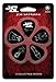 D'Addario Joe Satriani Guitar Picks, Black, 10 Pack, Medium