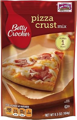 Betty Crocker Pizza Crust Mix, 6.5-Ounce Pouches (Pack of 24)