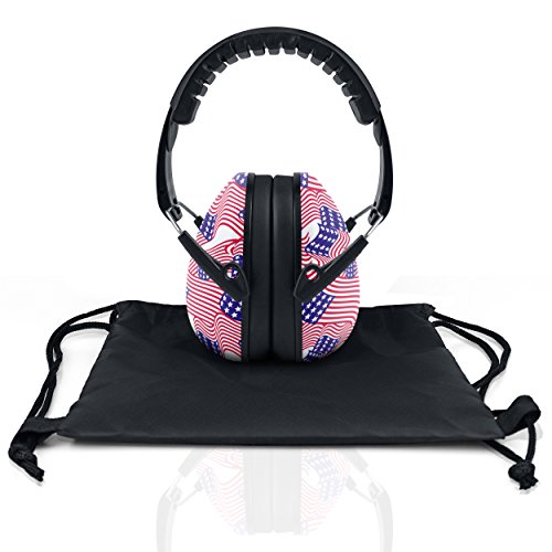 HearTek Kids Earmuffs Hearing Protection with Travel Bag- Junior Ear Defenders For Children, Padded Baby Ear Protection, Infants, Small Adults, Women - Adjustable Protector Noise Reduction Ear Muffs - Thumbnail 6