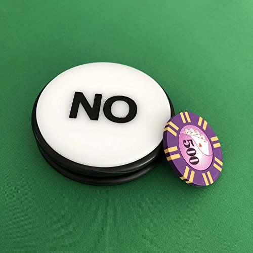 YH Poker Double-Sided Casino Grade ON/Off Craps Dealer Puck 3 Inch Diameter ¡­ - Thumbnail 5