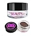 The Beauty Box Brow Sculpting Pomade, Smudge-Free, Waterproof Eyebrow Pomade, Fill and Texturize, 7 shades, 4g. (Medium Brown)