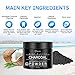 BESTOPE Teeth Whitening Charcoal Powder[2 Pack], Natural Activated Charcoal Teeth Whitener Powder with 2 Brush Oral Care Set (2.8 oz x 2)