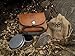 KonvoySG Carbon Steel Fire Striker, English Flint Stone & Char Cloth Traditional Hand Forged Fire Starter, Leather Gift Kit with Emergency Tinder Jute Bag