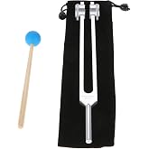68.05 Solfeggio Tuning Fork for Healing, with Silicone Hammer Bag for Sound | Meditation, Chakra Balancing, Musical Instrument, Vibration
