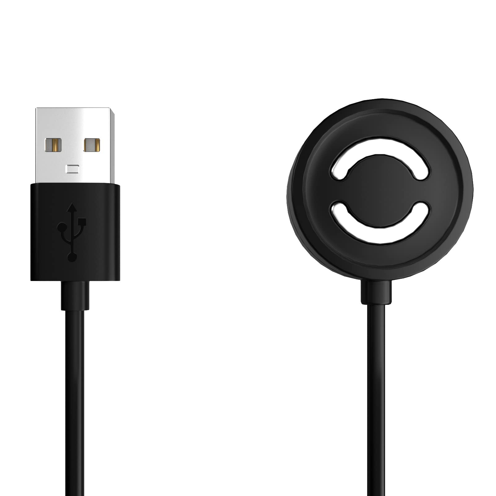 Disscool Replacement Charging Cable Compatible With Suunto 9 Peak, 3.3ft/1m Smartwatch Charging Cable Magnetic Compatible With Suunto 9 Peak Black