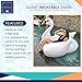 Wanderlust Collective Inflatable Ride-On 6 Foot Wide Swan Float