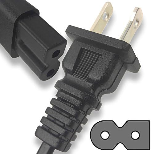 Ipax 10Ft Long AC Power Cable Cord for VIZIO TV D40-D1 D24-D1 D32f-E1 D32H-C0 D32H-D1 D32hn-D0 D32hn-D1 D32X-D1 D39H-D0 D39hn-E0 D40U-D1 D43-C1 D43-D1 D43f-E1 D48-D0 D50-D1 D50U-D1 D55U-D1 D58U-D3