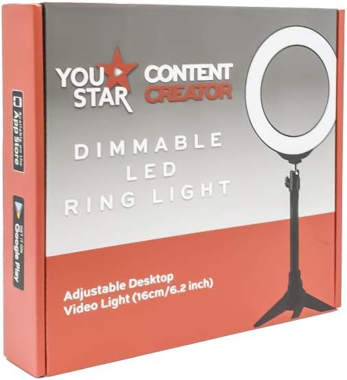 You Star Content Creator 16cm Dimmable LED Ring Light - Image 3
