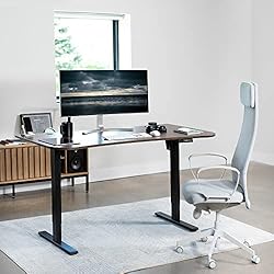 VIVO Electric Height Adjustable 63 x 32 inch Stand