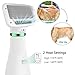 Townshine Pet Hair Dryer,2 in 1 Portable Home Pet Grooming Hair Dryer with Slicker Brush Adjustable Temperature Settings Effectively Reduces Shedding for Small, Medium and Large Pets (White)