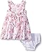Rare Editions Baby Girls' Clip Dot Floral Print Dress