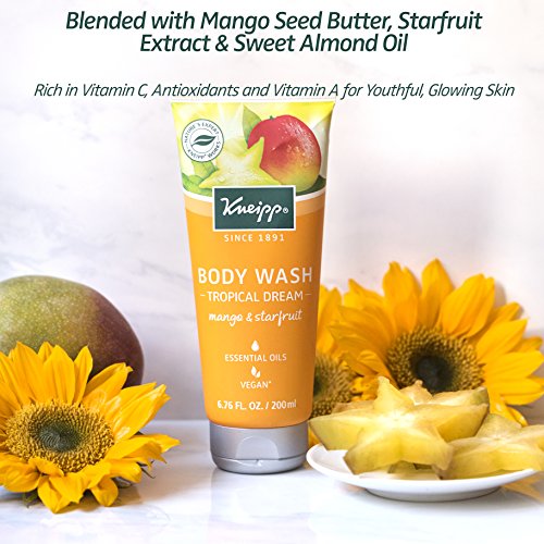 Kneipp Body Wash, Mango and Starfruit, 6.76 fl. Oz.