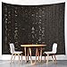 KOTOM Ancient Egyptian Hieroglyph Tapestry, Wall Art Hanging Bedroom Living Room Dorm 71X60Inches Wall Blankets