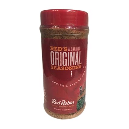 Amazon Com Red Robin All Natural Original Seasoning 16oz For Your Gourmet Burgers And Your Favorite Foods Grocery Gourmet Food