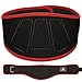 ProFitness Weightlifting Belt (6-Inch-Wide) – Proper Weight lifting Form – Unisex Back Support for Cross Training Exercises, Powerlifting Workouts (Black/Red, Medium)