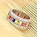 Wedding Ring for Women Mother's Day Multicolor Ring Jewelry for Mom Her Band Ring Size 6 7 8 9 10 11 12