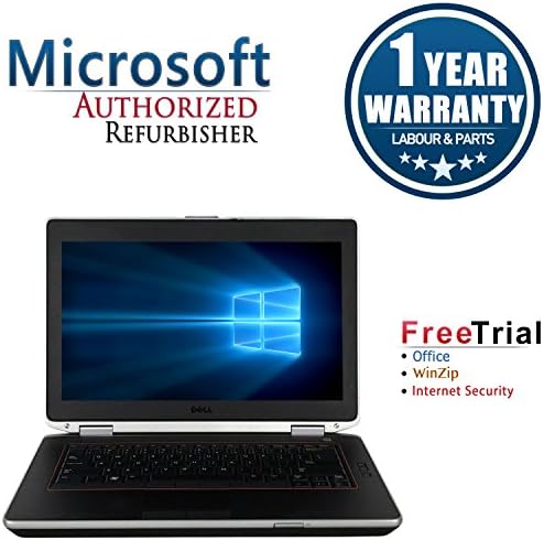 Dell E6420 14" Laptop Computer(Intel Core i5 2520M 2.5G,8G RAM DDR3,240G SSD,DVDRW,Windows 10 Professional)(Certified Refurbished)