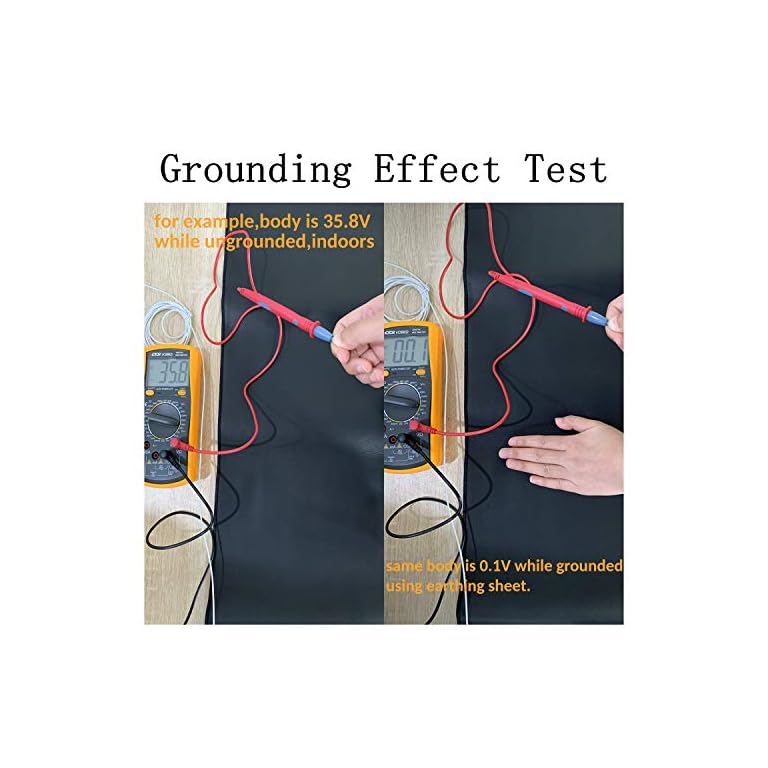 Grounding Pad for Improved Sleep, Reduced Anxiety, Pain and