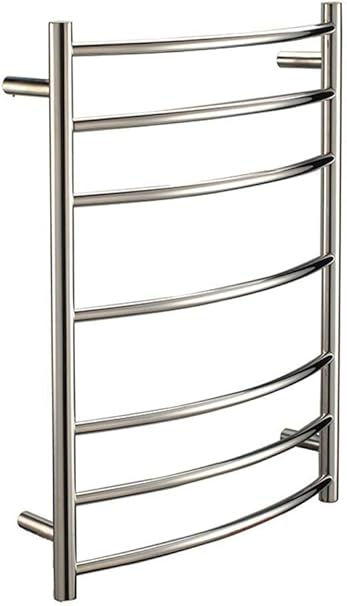 MU Toalleros Eléctrico Calentado Toallero Curvado, Radiadores Porta