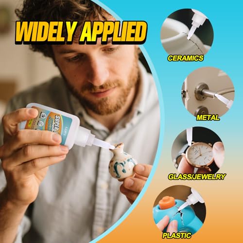 LLPT Sekundenkleber | Net 30g | Klarer Allzweckkleber mit Anti-Verstopfung | Schnell & stark Superkleber für Kunststoff Metall Glas Leder (LSG030-1) | 1 Pack thumbnail 3