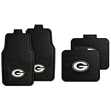 Fanmats Green Bay Packers Set of 4 Car Mats for