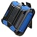 ZTE MAJESTY PRO Case / ZTE MAJESTY PRO PLUS Case, Phonelicious Xtreme Armor [Heavy Duty] Hybrid Dual Layer Kickstand Belt [Holster Clip] Combo Rugged Tuff+ Screen Protector & Stylus (BLUE XC)