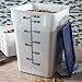 CFS 1073602 StorPlus Square Food Storage Box, Container Only, 22 Quart, White (Pack of 6)