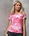CODE FIVE™ Ladies' Classic Fit 100% Combed Ringspun Cotton Camouflage Crew Neck Short Sleeve Tee