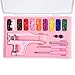 Sumind Snap Buttons Plastic Snap Fastener Kit and Snap Pliers Hand-held Tools with Storage Case, 150 Sets, 10 Colors