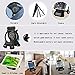 Usb fan Desk fan Portable fan with 2200mAh Power Bank and Flash light for Traveling Fishing Camping Hiking Backpacking Picnic Boating (Black)