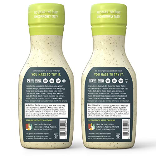 Sir Kensington's Avocado Oil Ranch 9 oz - 2 Pack