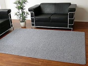Teppich Hochflor Shaggy Prestige Grau In 22 Grossen Grosse 80x160