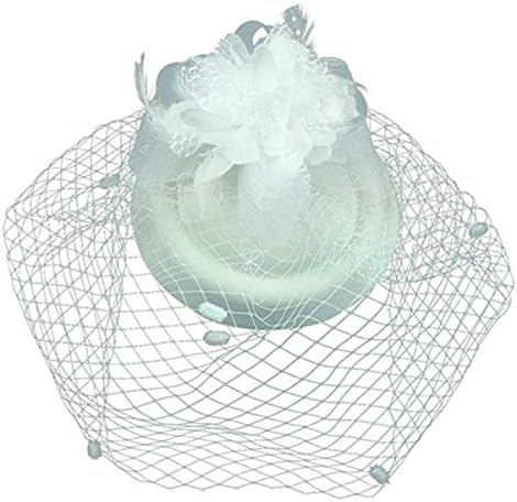 Women Fascinators Hats Hair Clip Tea Party Hat Cocktail Kentucky Derby Wedding Party Head Wear Mesh Feather Headpieces