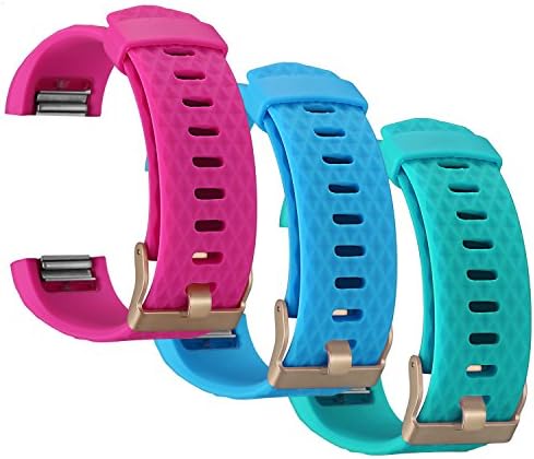 ESeekGo For Fitbit Charge 2 Bands, Silicone Band with Metal Clasp for Fitbit Charge 2 Adjustable Replacement Sport Fitness Accessory Wristband (No Tracker)