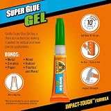 Gorilla Super Glue Gel 3g 2 Pack All Purpose Fast Setting Anti Clog Cap view 3