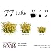 The Army Painter Tufts -Battlefield Tufts: Meadow Flowers, 77 Pcs, 3 Sizes -Terrain Model Kit for Miniature Bases & Model Grass Tufts -Diorama Supplies & Diorama Grass for Mini Basing & Gaming Scenery