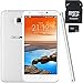 Lenovo A916 4G Unlocked Smartphone (gift-8GB TF Card) 5.5 inch Android 4.4 MT6592M+6290 Octa 8 Core 1.4GHz 1GB 8GB 13MP Dual SIM FDD-LTE & WCDMA & GSM (White+ 8GB TF Card)