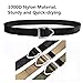 FAIRWIN Army Tactical Belts CQB Military Combat Equipment Waistband Adjustable for Outdoor Duty Rescue Rigger,Black L-49