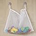 Bath Toy Organizer - Perfect Bathroom Storage Holder, Wet Baby Toys Draining Net Bag + 2 Bonus Heavy Duty Suction Cups