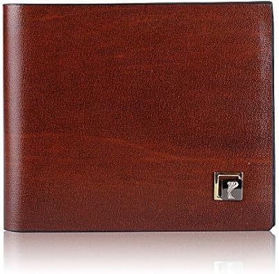Amazon 財布 メンズ 本革 ふたつ折り 大容量 お札入れ 小銭入れなし 紳士 おしゃれ Leather Wallet Men 折りたたみ 男性用 ワイン色 赤 革財布 パボジョエ Pabojoe ワインレッド 横 Pabojoe パボジョエ 財布