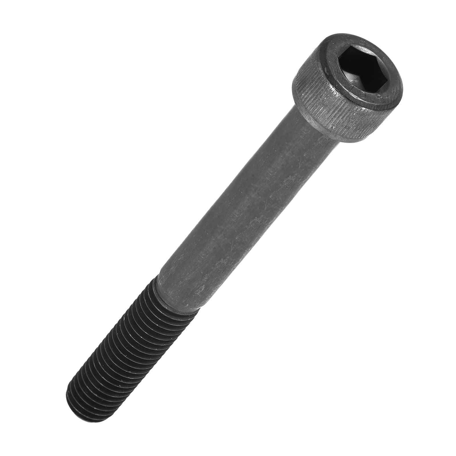 Kozelo 5pcs Socket Head Cap Screws - [M10-1.5 x 90mm] Alloy Steel Black Oxide Grade 12.9 Internal Hex Screw Full Thread for Industrial & Machinery Use, Black — image 1