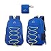 CLEVER BEES Outdoor Water Resistant Hiking Backpack, Blue