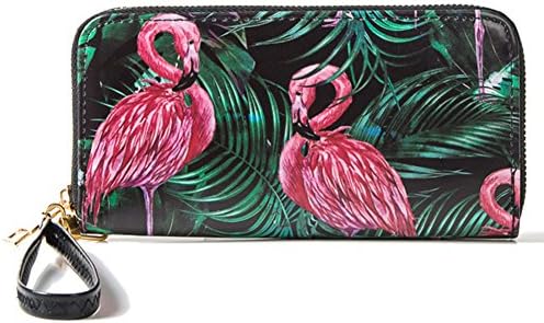 Women Wristlet Ladies Wallet RFID Zip Around Clutch Purse with Phone Compartment