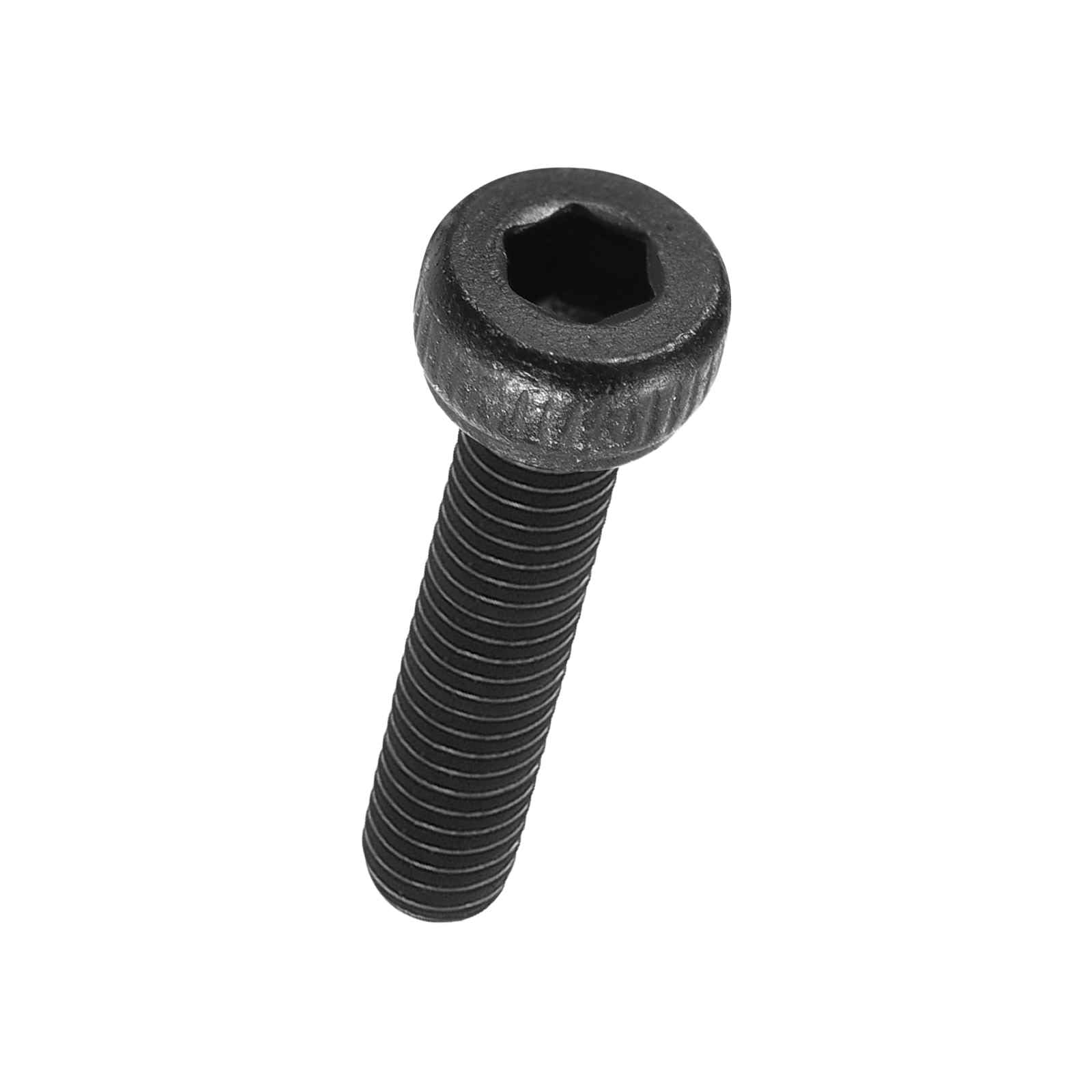 Kozelo 50pcs Socket Head Cap Screws - [M2.5-0.45 x 14mm] Alloy Steel Black Oxide Grade 12.9 Internal Hex Screw Full Thread for Industrial & Machinery Use, Black