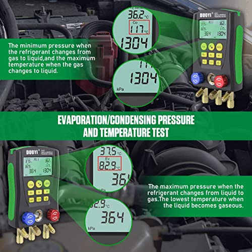 Refrigeration Digital Manifold Gauge Set for Air Conditioning