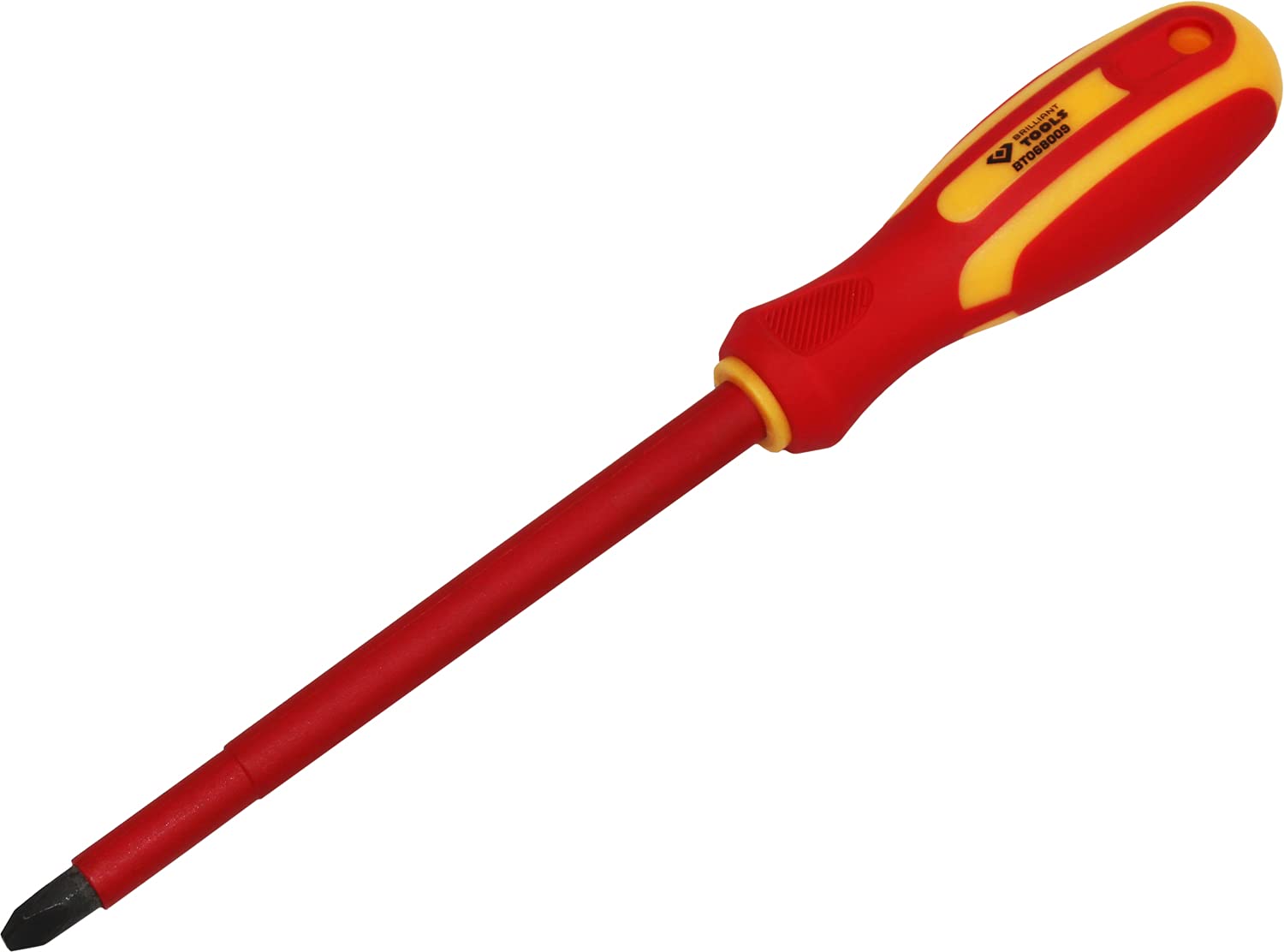BRILLIANT TOOLS BT068009 VDE Screwdriver PH Phillips PH3 x 150 mm [Powered by KS Tools] — image 1