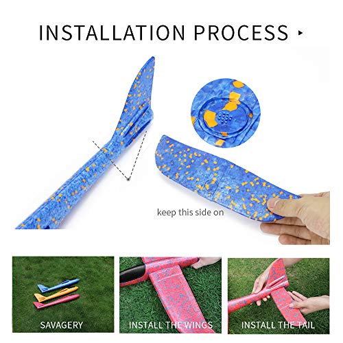 image for Lucky Doug Airplane Toys, 3 Packs 16.5