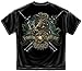 Marine Corps, USMC T-Shirt Marine Devil Dog First In Last Out XXX-Large Black